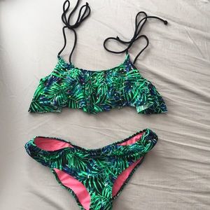 Pink swimsuit